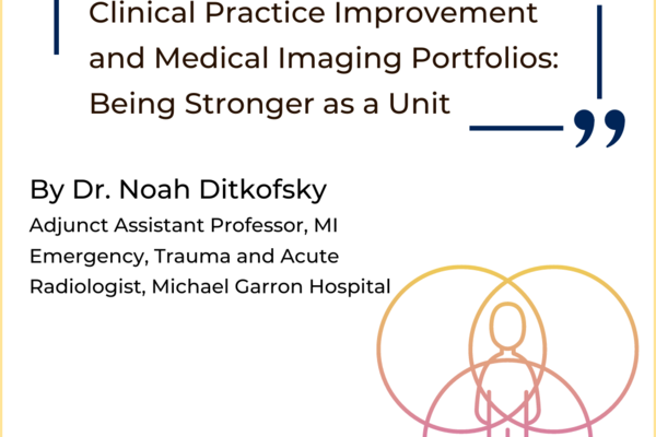 Graphic with title and author, Dr. Noah Ditkofsky