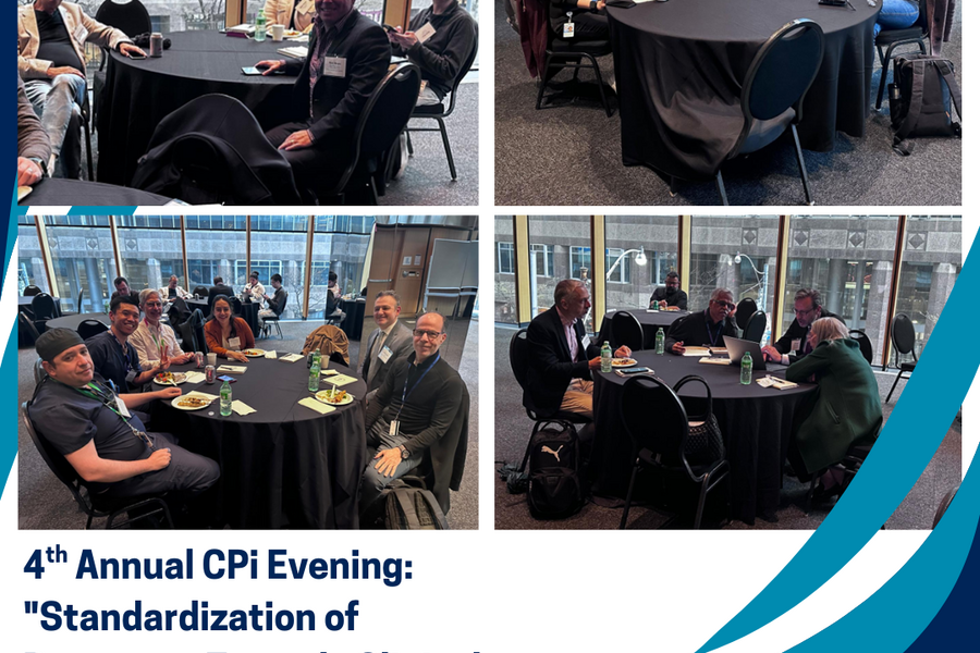 Collage of photos of attendees from Medical Imaging's 4th Annual CPi evening 