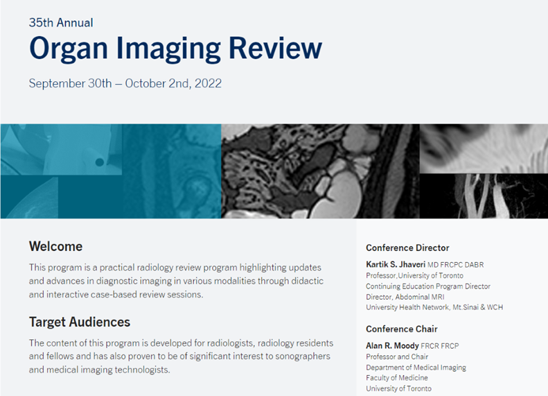 Organ Imaging Review 2022