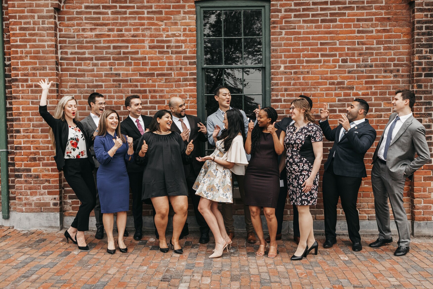 Group shot of graduating residents