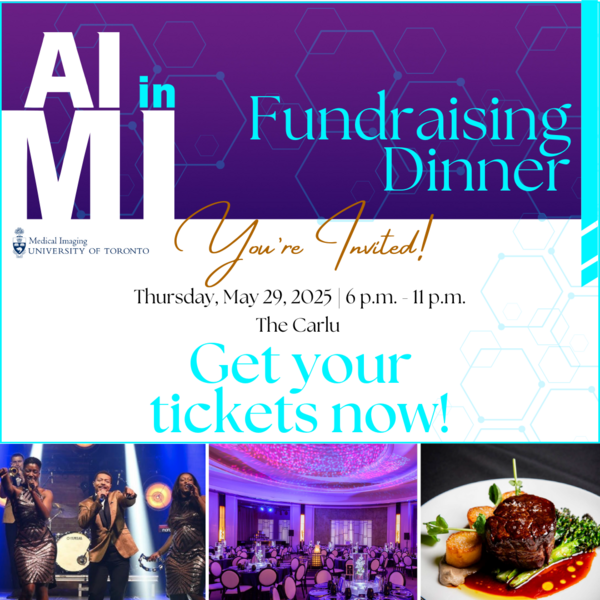 Text: AI in MI Fundraising Dinner; You're Invited!; Get your tickets now!